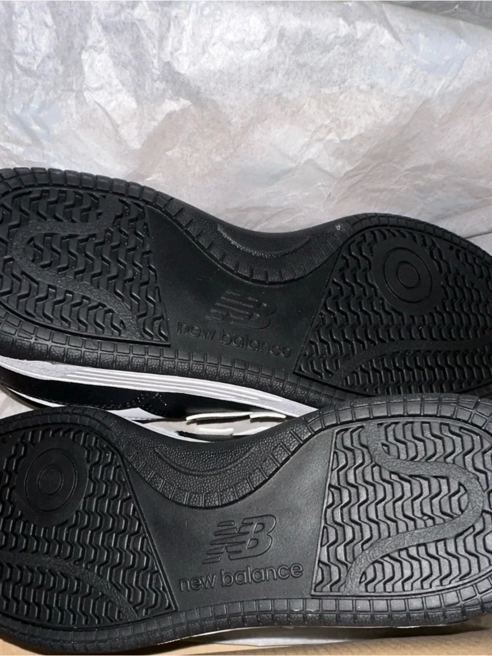 New Balance Kids 480 Classic Leather Sneakers - Black/White